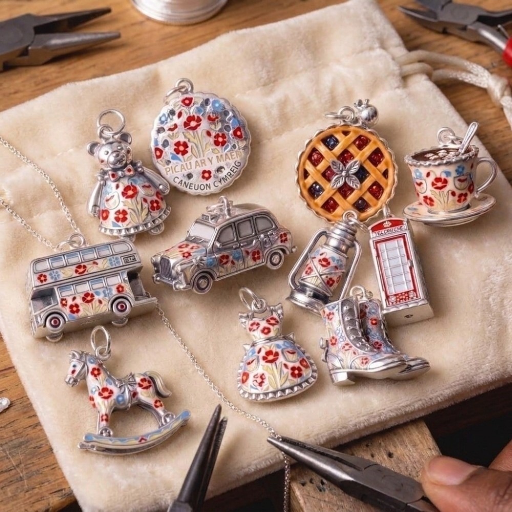 قلادات كرتونية من الفولاذ المق - مراجعة Jewelry Making London وسعره