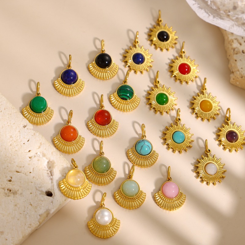 قلادة من الأحجار الطبيعية بتصم - مراجعة Jewelry Making Gemstones وسعره