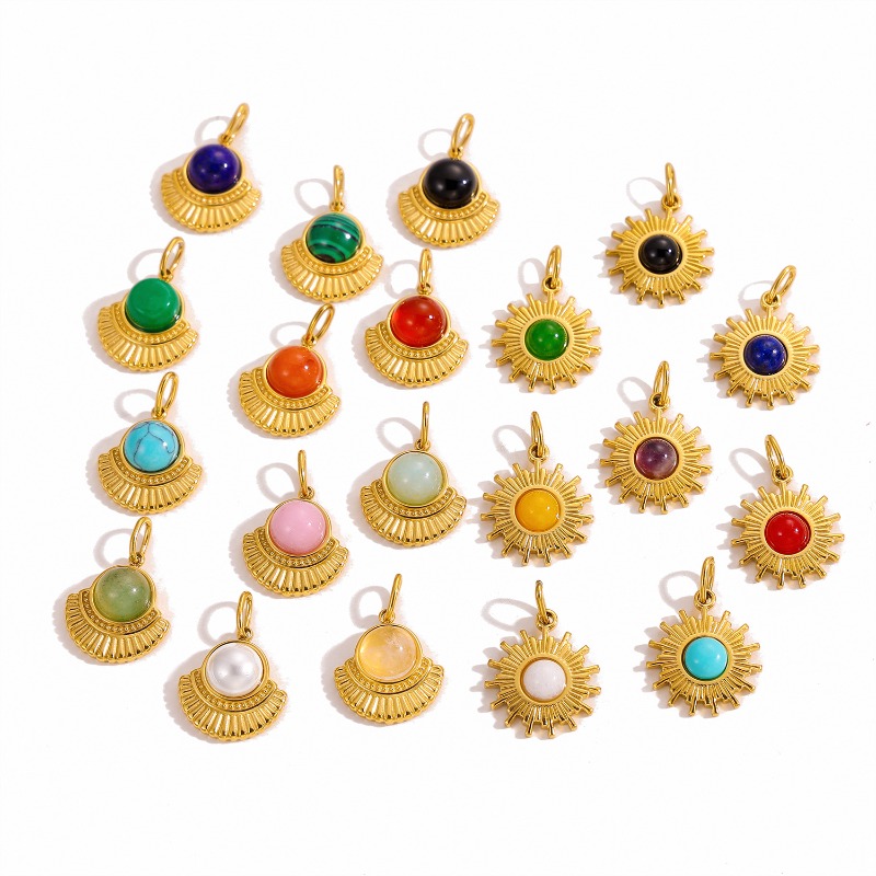 قلادة من الأحجار الطبيعية بتصم - مراجعة Jewelry Making Gemstones وسعره