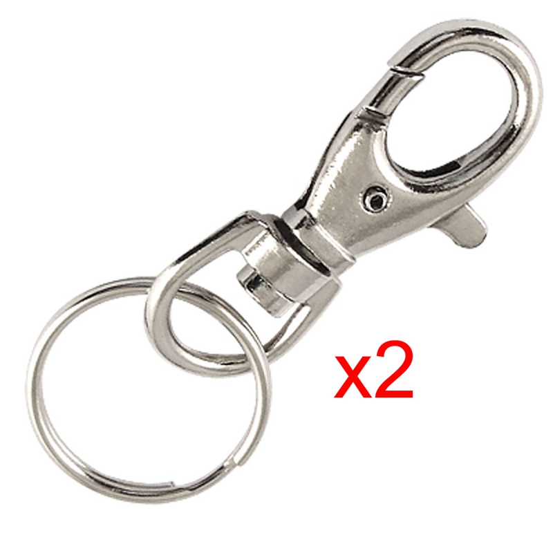 حلقة مفاتيح معدنية فضية اللون  - مراجعة Lobster Clasp Silver وسعره