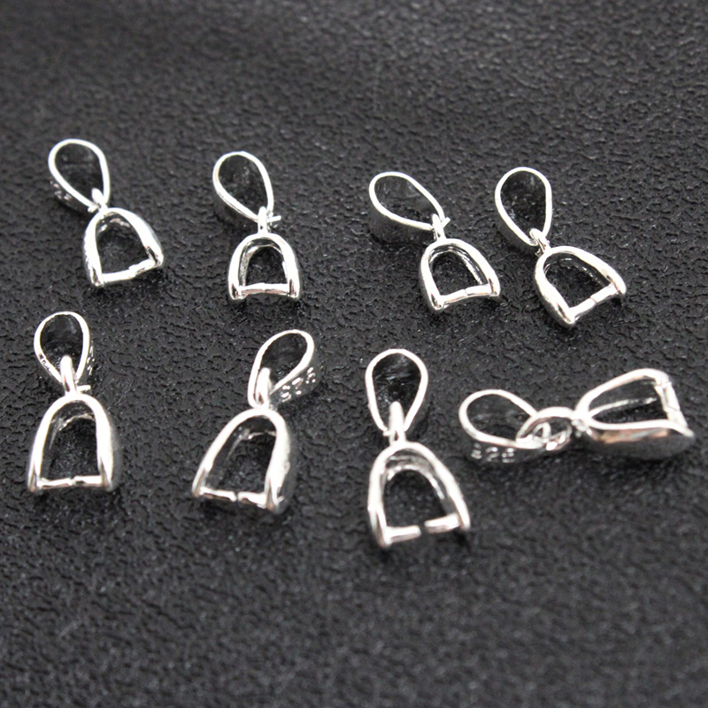 10 قطع مشابك قلادة نحاسية مطلي - مراجعة Lobster Clasp Silver وسعره